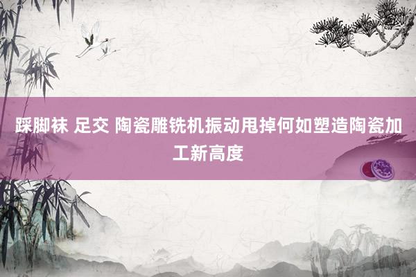 踩脚袜 足交 陶瓷雕铣机振动甩掉何如塑造陶瓷加工新高度