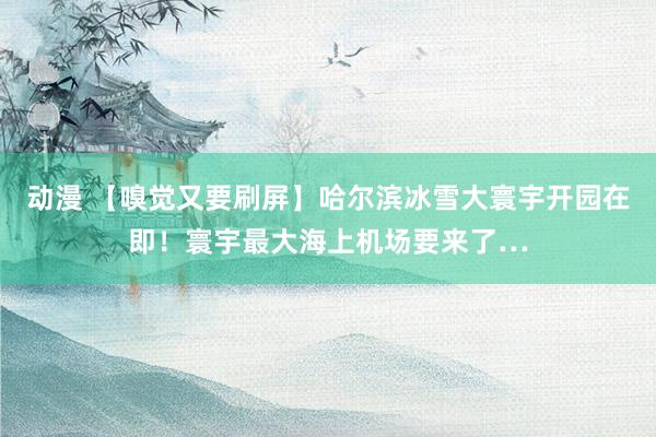 动漫 【嗅觉又要刷屏】哈尔滨冰雪大寰宇开园在即！寰宇最大海上机场要来了…