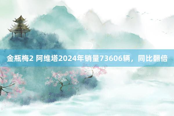 金瓶梅2 阿维塔2024年销量73606辆，同比翻倍